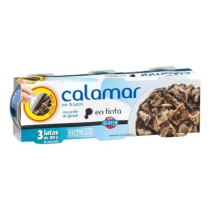 Kalmary w atramencie - Calamar en tinta 3x80g