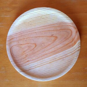 18 cm Drewniany talerz do ośmiornicy