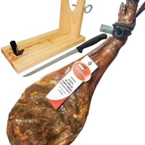 (W.I.) Paletilla ibérica od 5 do 5,5 kg + Stojak + Nóż (Maks. 1 szt w tej cenie)